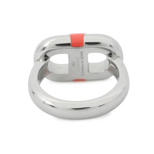 エルメス リング マイヨン  オランジュ・フィールド/シルバー金具 サイズT50 HERMES メンズ 指輪