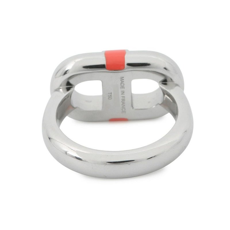 エルメス リング マイヨン  オランジュ・フィールド/シルバー金具 サイズT50 HERMES メンズ 指輪
