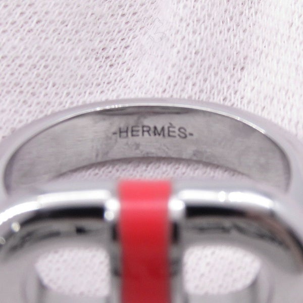 エルメス リング マイヨン  オランジュ・フィールド/シルバー金具 サイズT50 HERMES メンズ 指輪