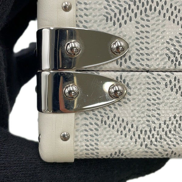 ゴヤール ショルダーバッグ ミノディエール PVC レザー MINA08PMLTY50CL50P GOYARD トランク 白