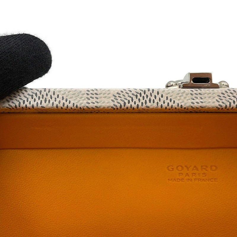 ゴヤール ショルダーバッグ ミノディエール PVC レザー MINA08PMLTY50CL50P GOYARD トランク 白