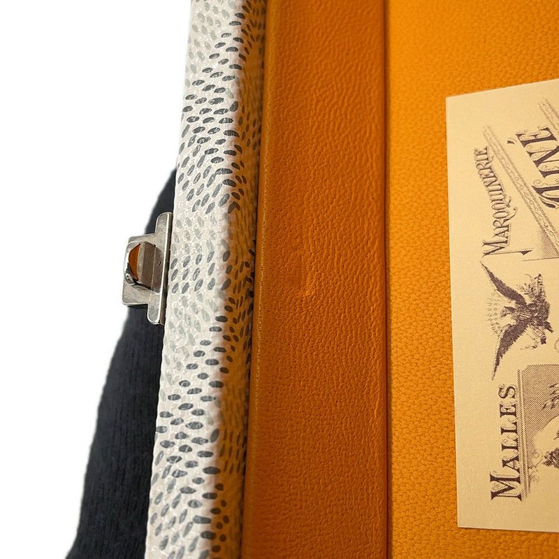 ゴヤール ショルダーバッグ ミノディエール PVC レザー MINA08PMLTY50CL50P GOYARD トランク 白