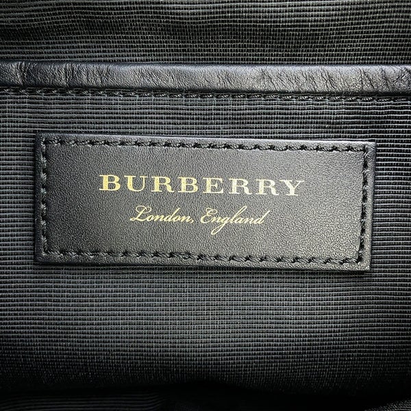 バーバリー リュック ロゴ バックパック ナイロン 4033282 BURBERRY 黒
