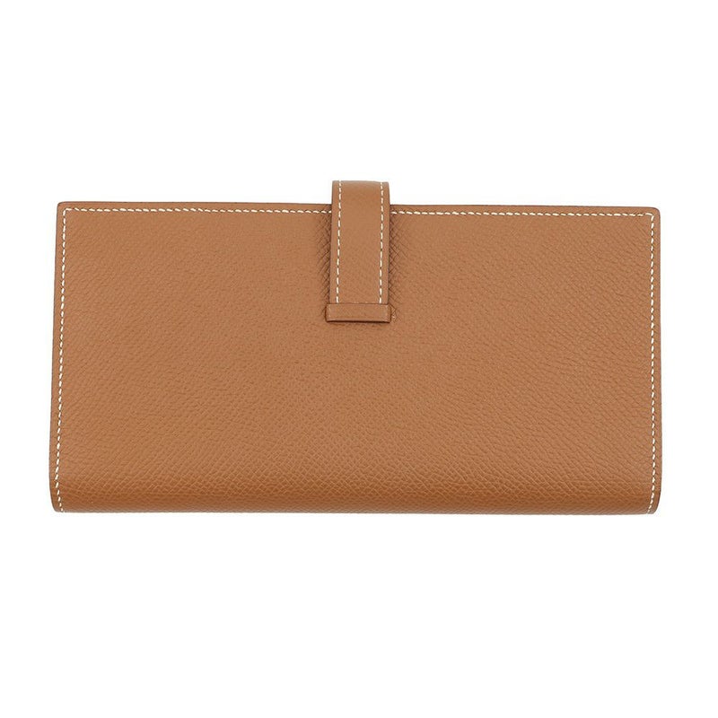 エルメス 長財布 ベアンスフレ ゴールド/シルバー金具 エプソン C刻印 HERMES 財布