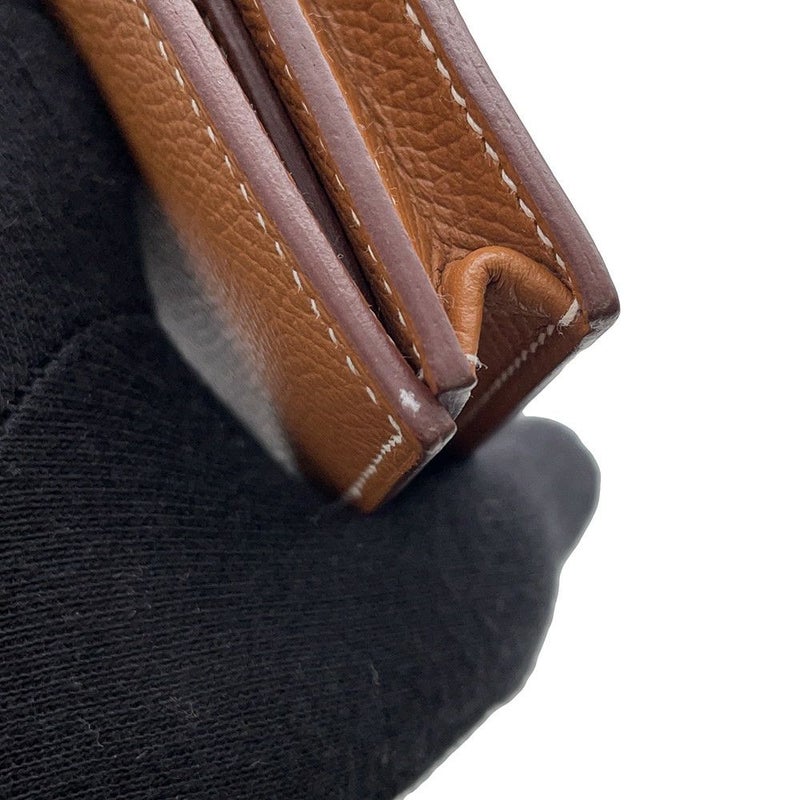 エルメス 長財布 ベアンスフレ ゴールド/シルバー金具 エプソン C刻印 HERMES 財布