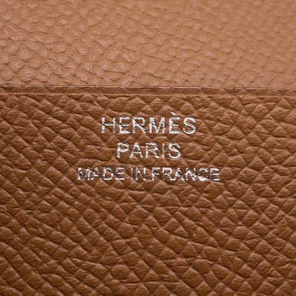 エルメス 長財布 ベアンスフレ ゴールド/シルバー金具 エプソン C刻印 HERMES 財布