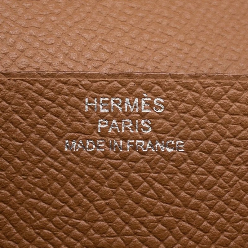 エルメス 長財布 ベアンスフレ ゴールド/シルバー金具 エプソン C刻印 HERMES 財布