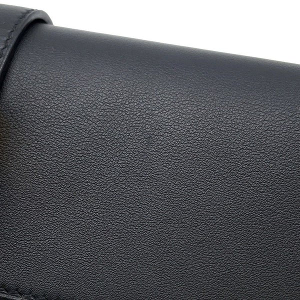 エルメス ポシェットメドール ブラック/ゴールド金具 スイフト X刻印 HERMES バッグ 黒