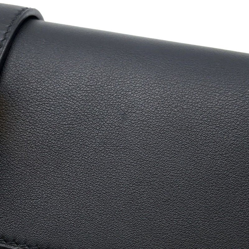 エルメス ポシェットメドール ブラック/ゴールド金具 スイフト X刻印 HERMES バッグ 黒