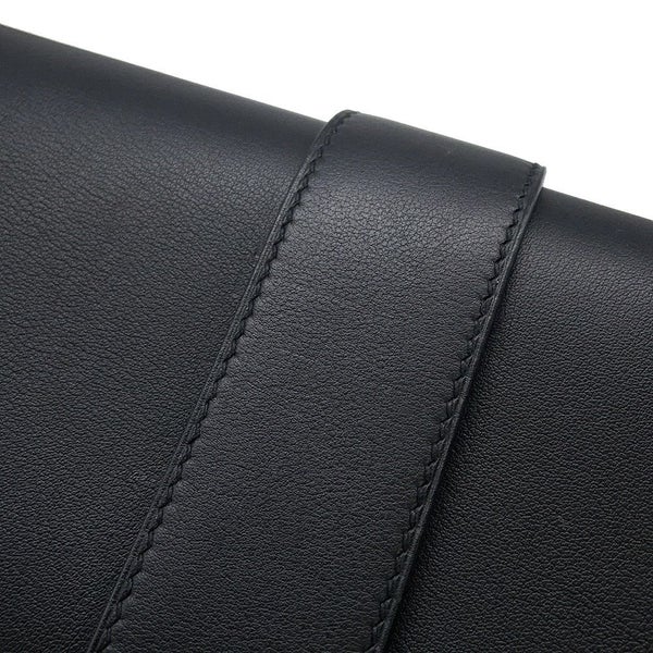 エルメス ポシェットメドール ブラック/ゴールド金具 スイフト X刻印 HERMES バッグ 黒