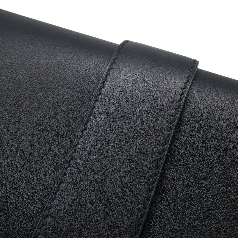 エルメス ポシェットメドール ブラック/ゴールド金具 スイフト X刻印 HERMES バッグ 黒