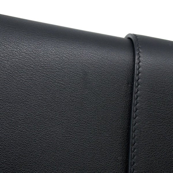 エルメス ポシェットメドール ブラック/ゴールド金具 スイフト X刻印 HERMES バッグ 黒