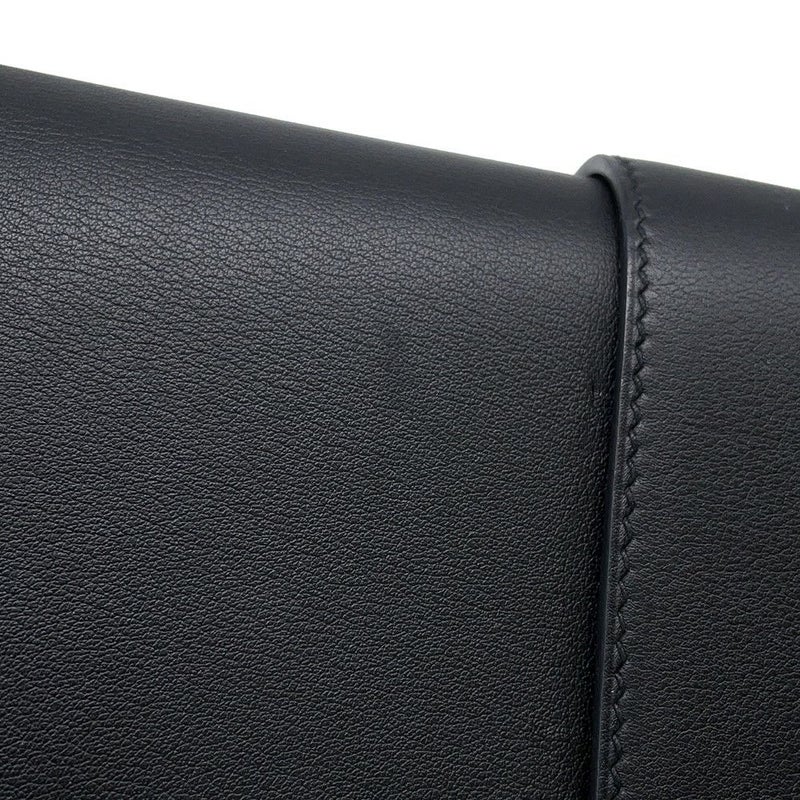 エルメス ポシェットメドール ブラック/ゴールド金具 スイフト X刻印 HERMES バッグ 黒