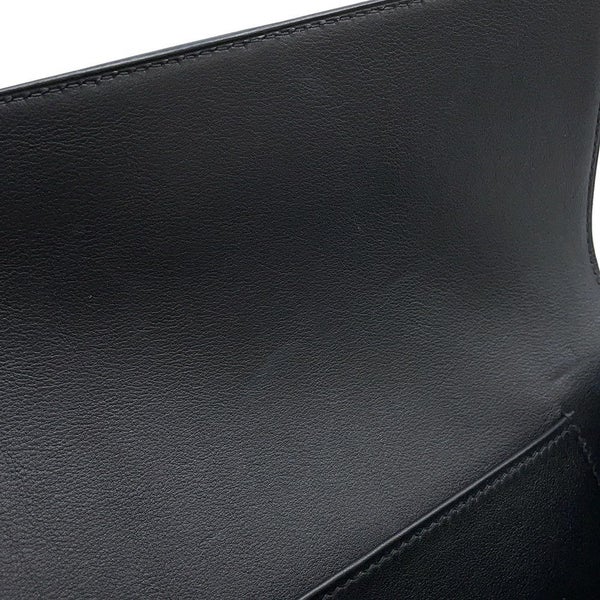 エルメス ポシェットメドール ブラック/ゴールド金具 スイフト X刻印 HERMES バッグ 黒