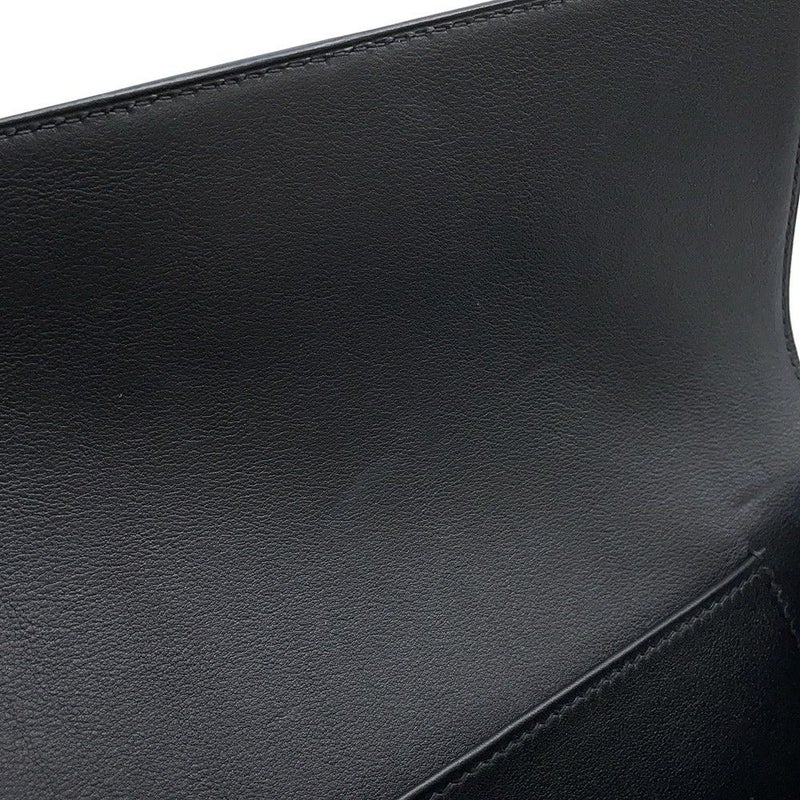 エルメス ポシェットメドール ブラック/ゴールド金具 スイフト X刻印 HERMES バッグ 黒