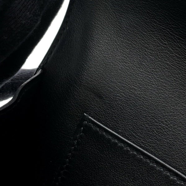 エルメス ポシェットメドール ブラック/ゴールド金具 スイフト X刻印 HERMES バッグ 黒