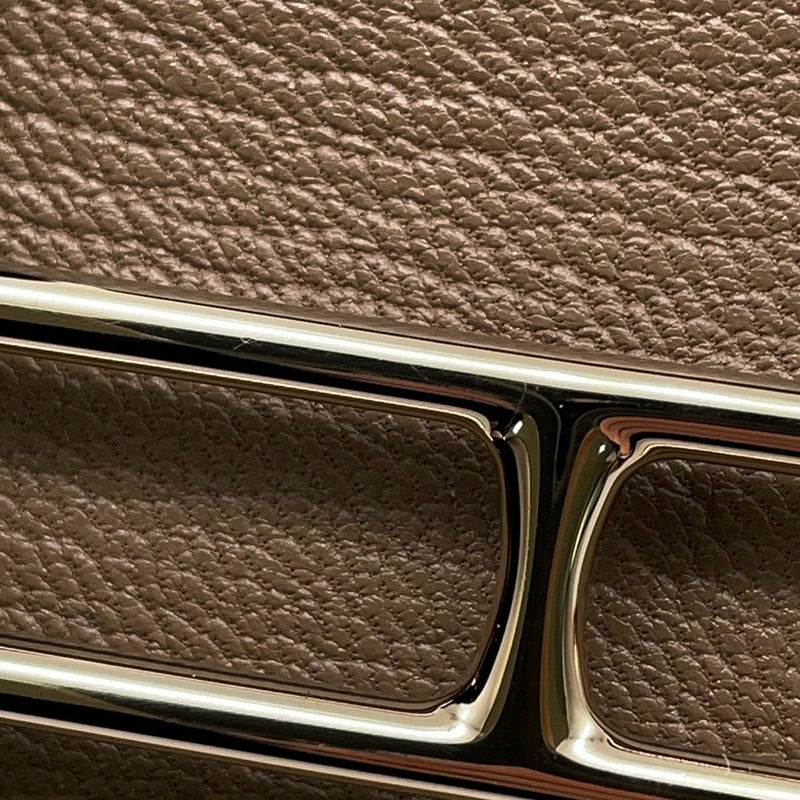 エルメス 財布 ロウリス ルリ エトゥープ/シャンパンゴールド金具 シェブルミゾル U刻印 HERMES 財布