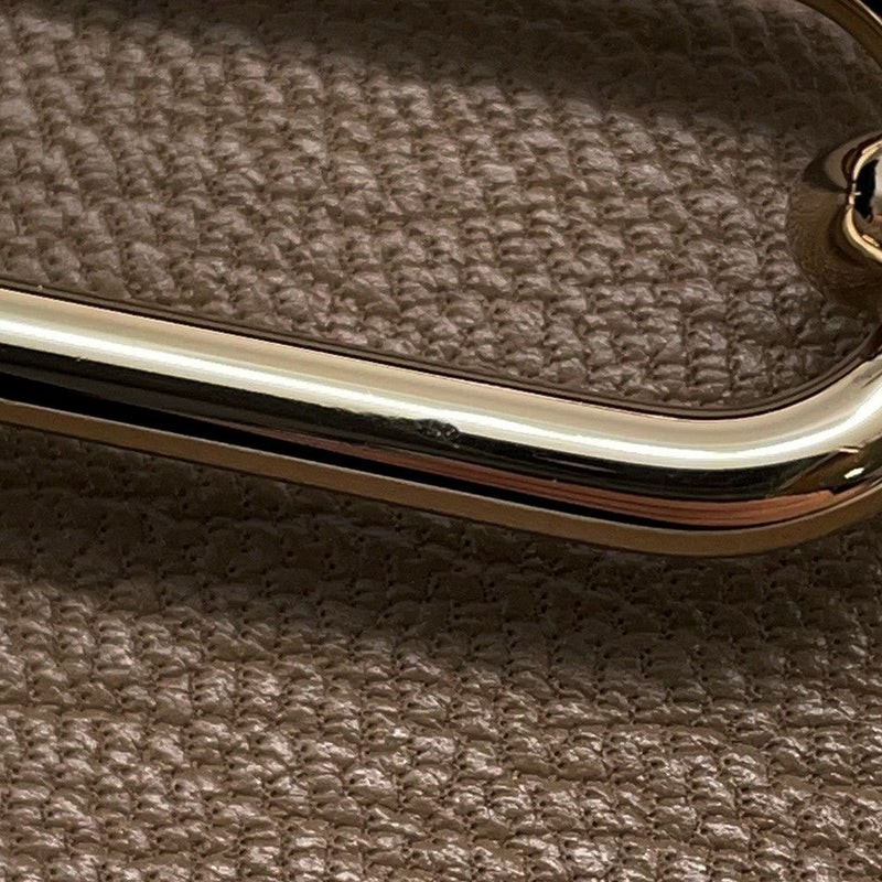 エルメス 財布 ロウリス ルリ エトゥープ/シャンパンゴールド金具 シェブルミゾル U刻印 HERMES 財布