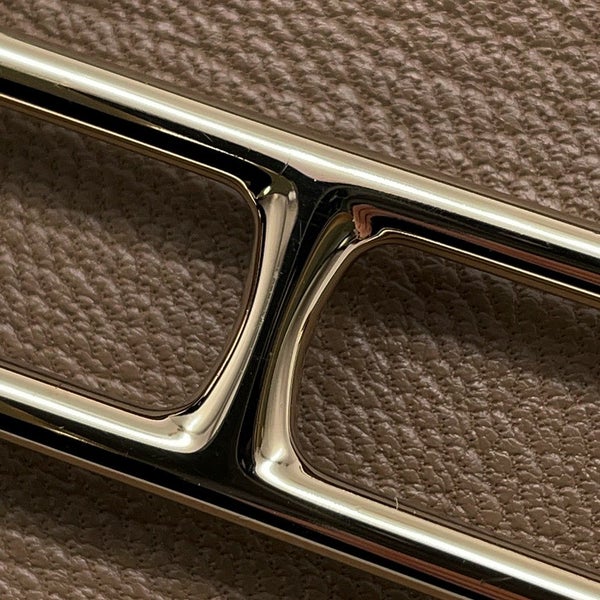 エルメス 財布 ロウリス ルリ エトゥープ/シャンパンゴールド金具 シェブルミゾル U刻印 HERMES 財布