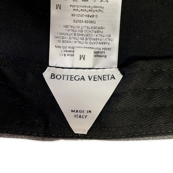 ボッテガヴェネタ キャップ ジャージィプリント  ヌバックレザー サイズM 739329 BOTTEGA VENETA 帽子