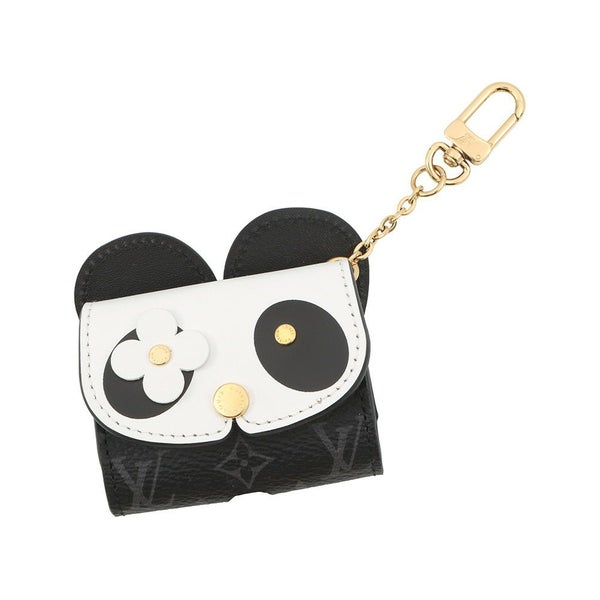 ルイヴィトン イヤホンケース モノグラム エテュイ・イヤホン パンダ AirPods Proケース GI0861 LOUIS VUITTON 黒