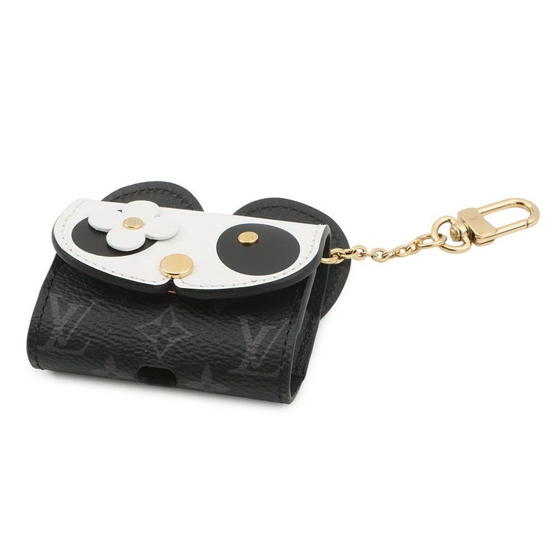 ルイヴィトン イヤホンケース モノグラム エテュイ・イヤホン パンダ AirPods Proケース GI0861 LOUIS VUITTON 黒