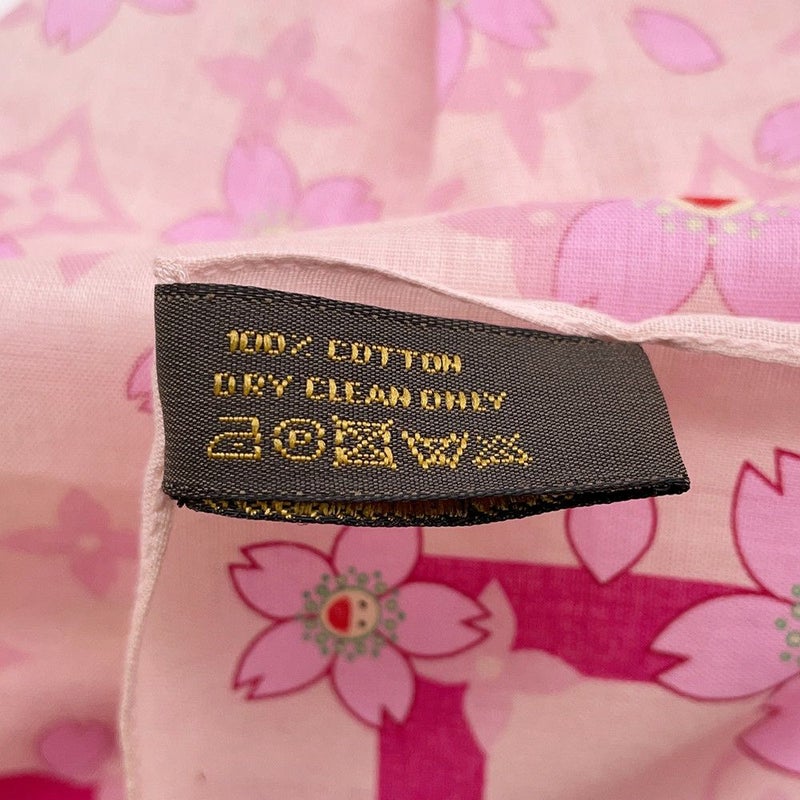 ルイヴィトン ハンカチ モノグラム・チェリーブロッサムバンダナ コットン M71921 村上隆コラボ