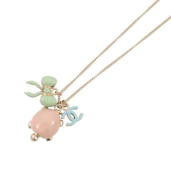 シャネル ネックレス ココマーク タートル リボン CHANEL アクセサリー