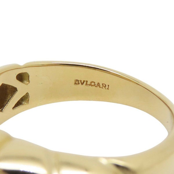 ブルガリ パッソドッピオ アコヤパール K18YGイエローゴールド サイズ約12号 真珠 BVLGARI 指輪 あこや真珠