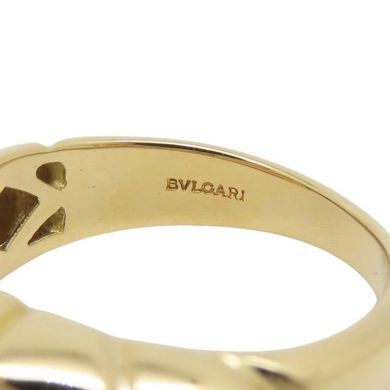 ブルガリ パッソドッピオ アコヤパール K18YGイエローゴールド サイズ約12号 真珠 BVLGARI 指輪 あこや真珠