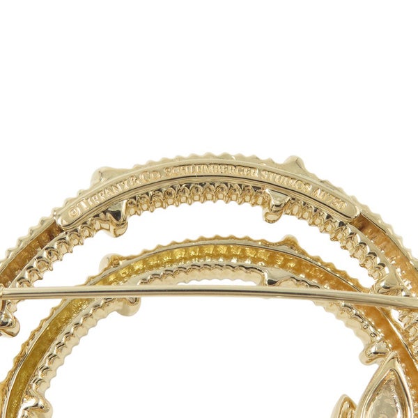 ティファニー ブローチ ジャン・シュランバージェ アイベックス  ダイヤ 計0.87ct/ピンクサファイヤ 1P 0.08ct K18YG/Pt950 60022750