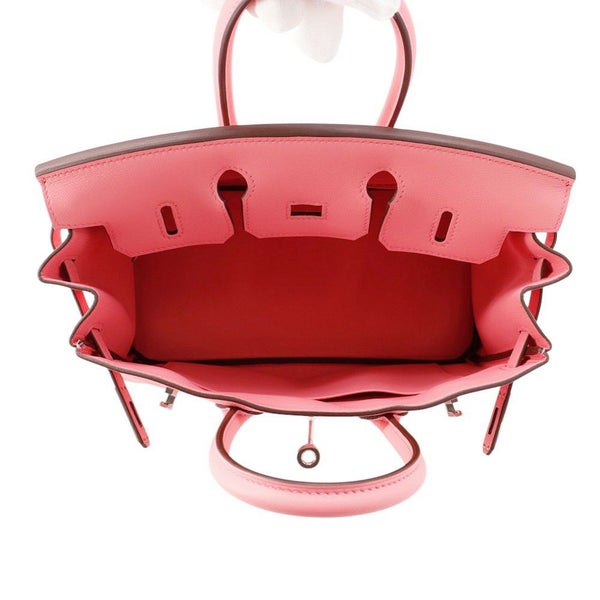 エルメス バーキン25 ローズアザレ/シルバー金具 スイフト Y刻印 HERMES Birkin ハンドバッグ