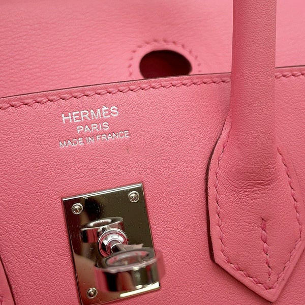 エルメス バーキン25 ローズアザレ/シルバー金具 スイフト Y刻印 HERMES Birkin ハンドバッグ