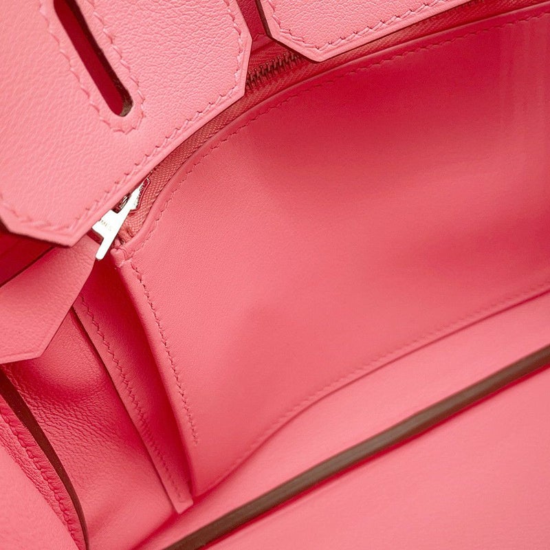エルメス バーキン25 ローズアザレ/シルバー金具 スイフト Y刻印 HERMES Birkin ハンドバッグ