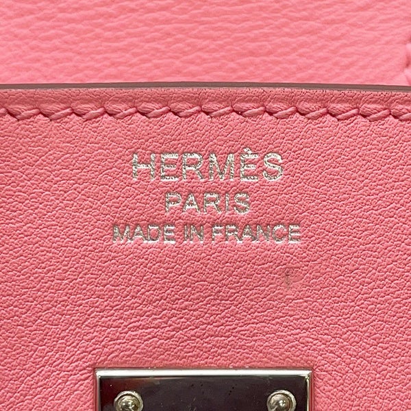 エルメス バーキン25 ローズアザレ/シルバー金具 スイフト Y刻印 HERMES Birkin ハンドバッグ