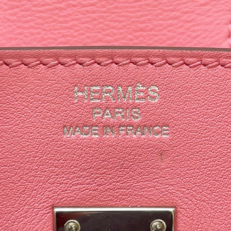 エルメス バーキン25 ローズアザレ/シルバー金具 スイフト Y刻印 HERMES Birkin ハンドバッグ