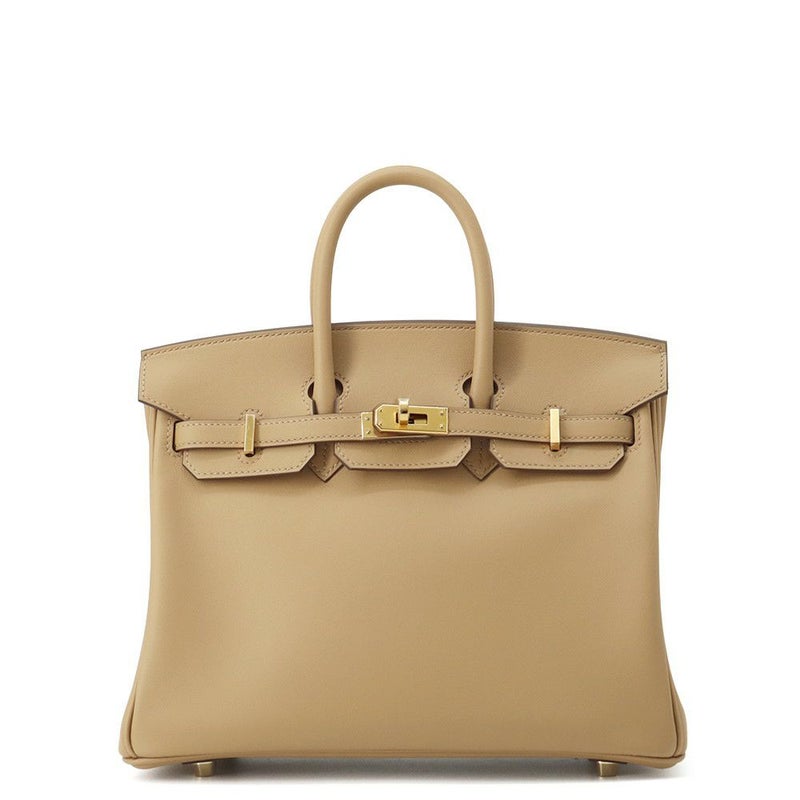 エルメス バーキン25 ビスキュイ/ゴールド金具 スイフト K刻印 HERMES Birkin ハンドバッグ