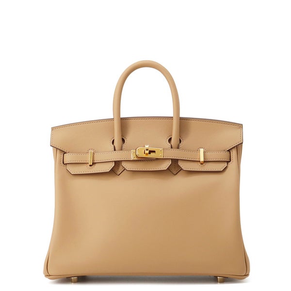エルメス バーキン25 ビスキュイ/ゴールド金具 スイフト K刻印 HERMES Birkin ハンドバッグ