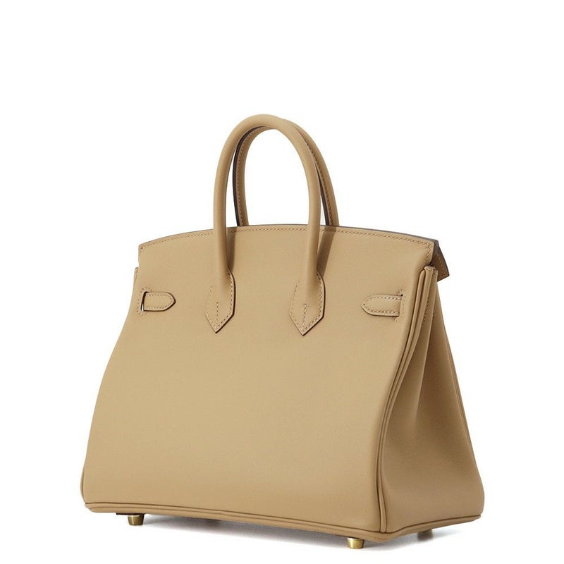 エルメス バーキン25 ビスキュイ/ゴールド金具 スイフト K刻印 HERMES Birkin ハンドバッグ