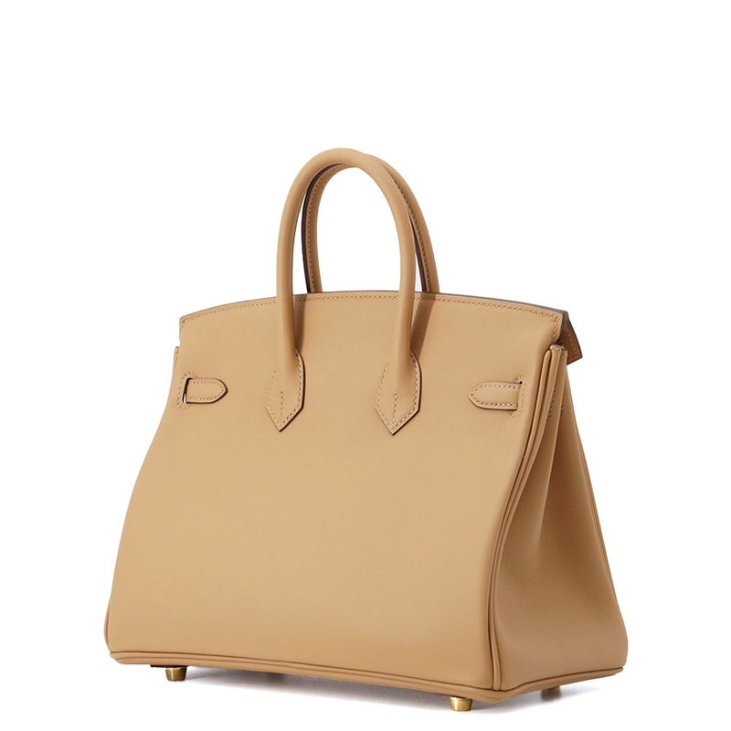 エルメス バーキン25 ビスキュイ/ゴールド金具 スイフト K刻印 HERMES Birkin ハンドバッグ