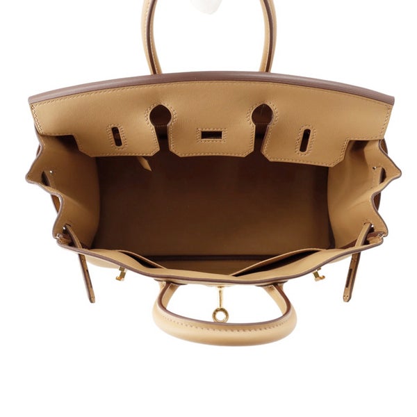 エルメス バーキン25 ビスキュイ/ゴールド金具 スイフト K刻印 HERMES Birkin ハンドバッグ