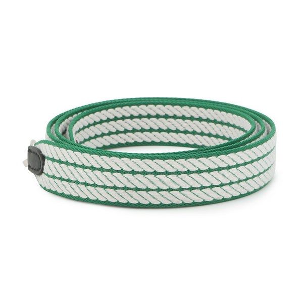 エルメス ショルダーストラップ バンドリエール サングル コルダージュ ヴェールヴェルティゴ/ホワイト/シルバー金具 K刻印