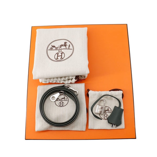 エルメス ハンドバッグ ケリー25 外縫い ヴェールマングローブ/シルバー金具 エプソン K刻印 ２wayショルダー