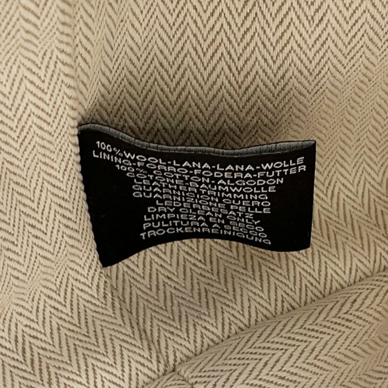 エルメス ポーチ ブリッド・ア・ブラック Hナッテ ブルーアビス/シルバー金具 ウール HERMES