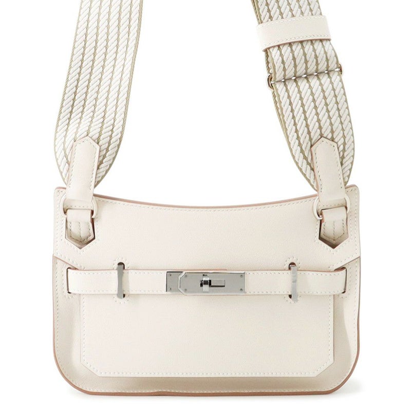 エルメス ジプシエール ミニ グリスペール/シルバー金具 スイフト K刻印 バンドリエール サングル コルダージュ