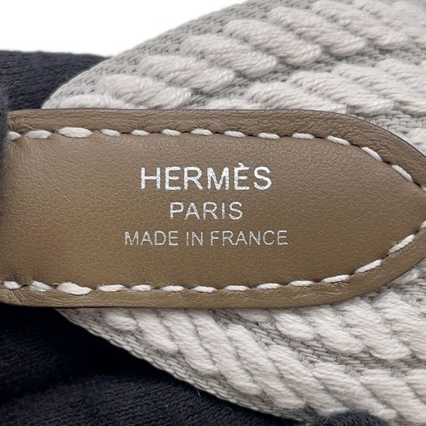 エルメス ショルダーストラップ バンドリエール サングル コルタージュ グリスペール/エトゥープ/シルバー金具 W刻印