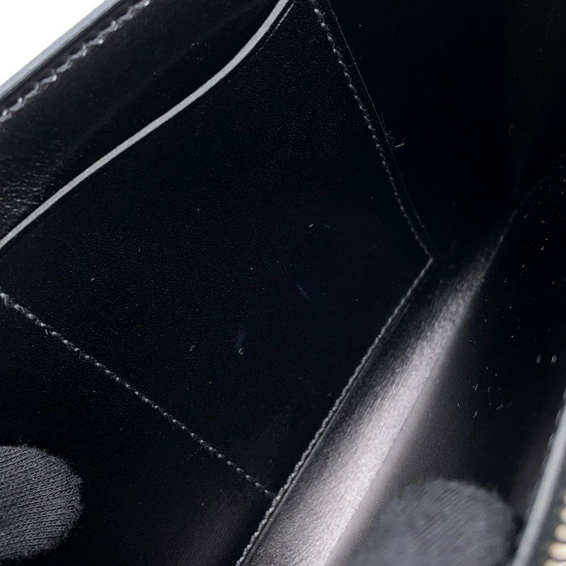 エルメス ケリーウォレット ロング トゥーゴー ブラック/シルバー金具 ボックスカーフ U刻印 HERMES 財布 黒