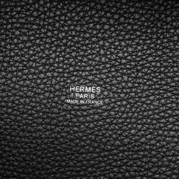 エルメス ハンドバッグ ピコタンロックPM ブラック/シルバー金具 トリヨンクレマンス K刻印 黒
