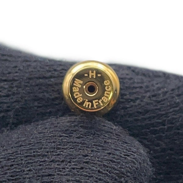 エルメス ピアス ミニ・ポップアッシュ ブラック/ゴールド金具 Hモチーフ HERMES Pop H ポップH