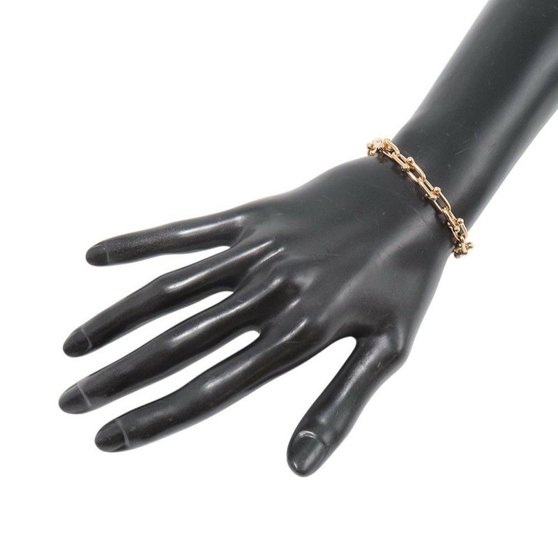 ティファニー ブレスレット ハードウェア スモール リンク サイズミディアム K18PGピンクゴールド Tiffany&Co.